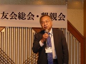 箕輪徳二先生よりご祝辞をいただきました。